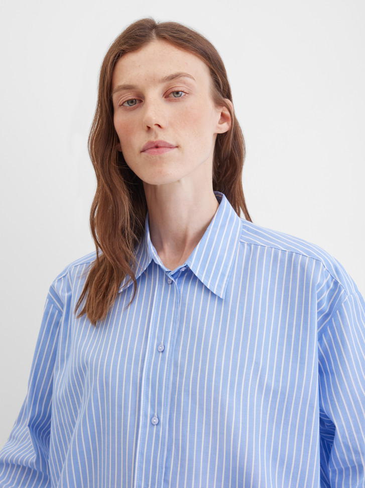 Блузка свободная укороченная