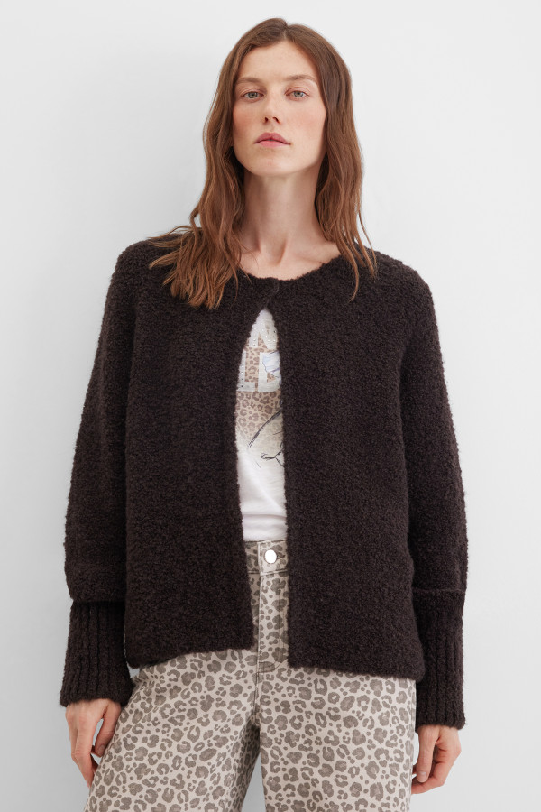 Кардиган с шерстью альпака