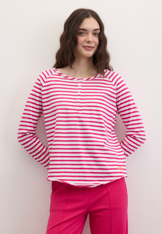 Лонгслив в полоску