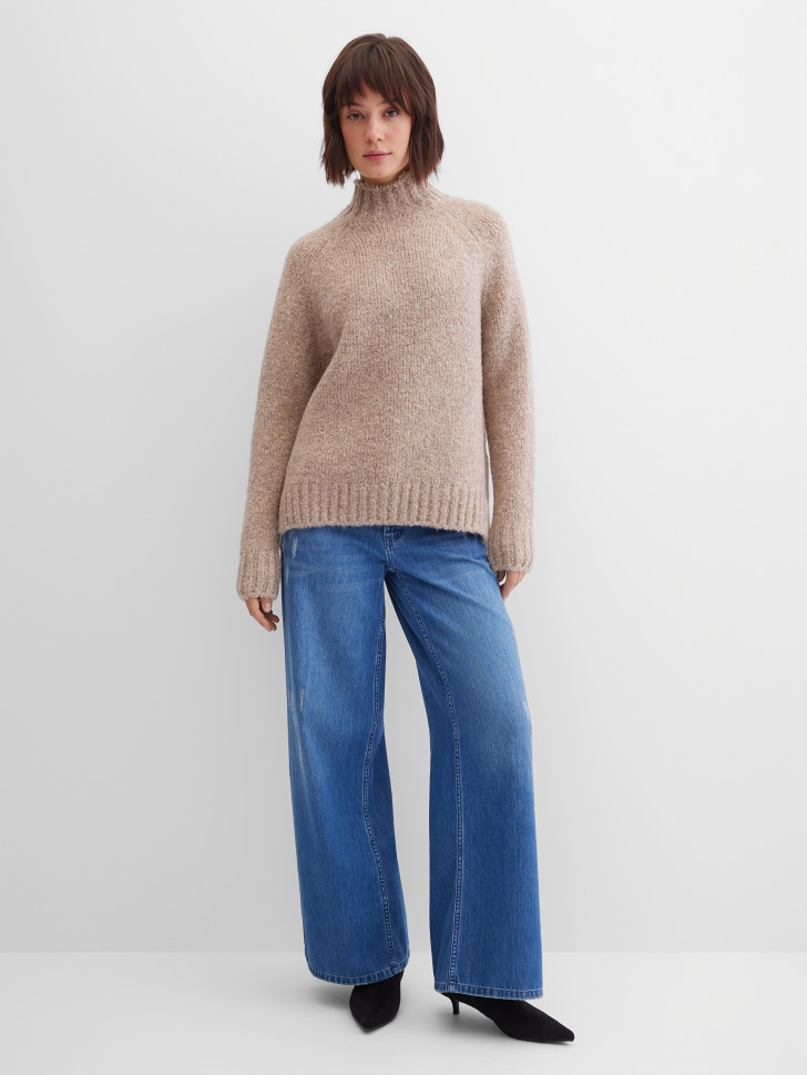 Свитер с добавлением шерсти альпаки