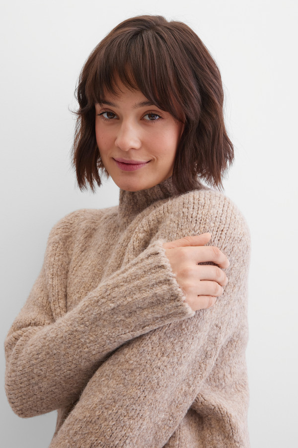 Свитер с добавлением шерсти альпаки