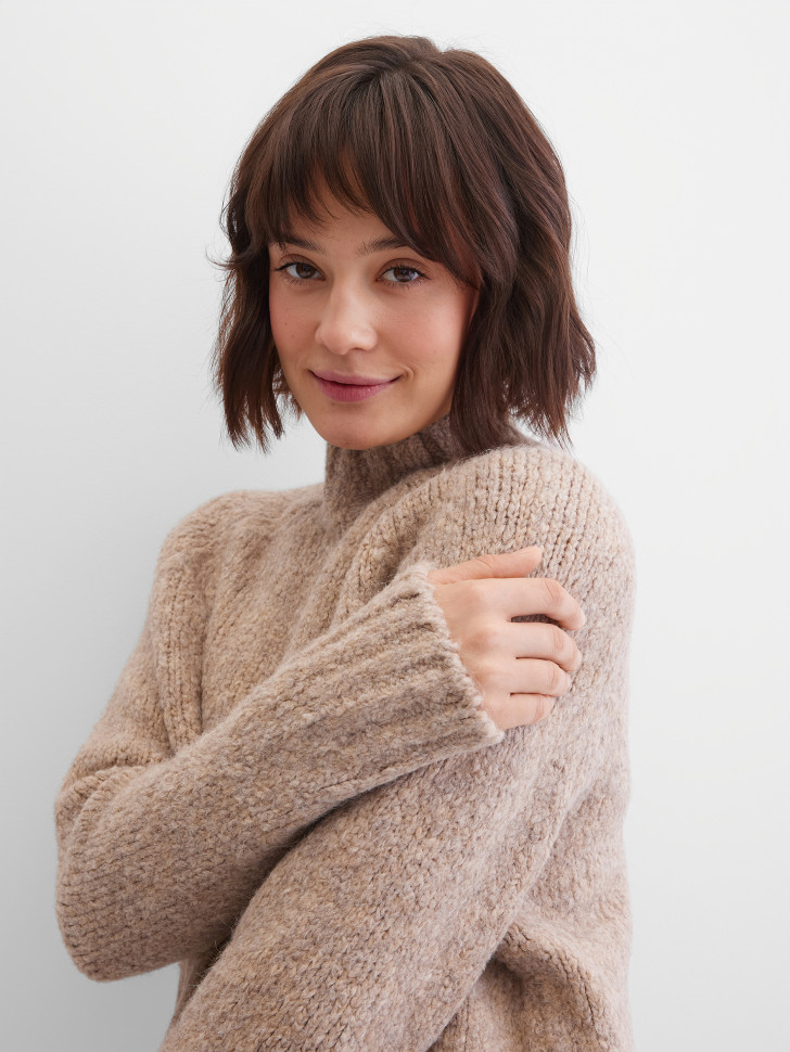 Свитер с добавлением шерсти альпаки