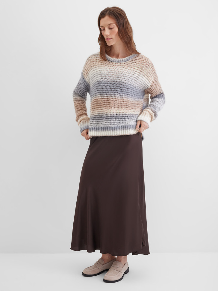 Джемпер фактурной вязки