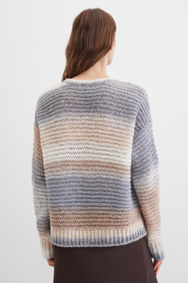 Джемпер фактурной вязки