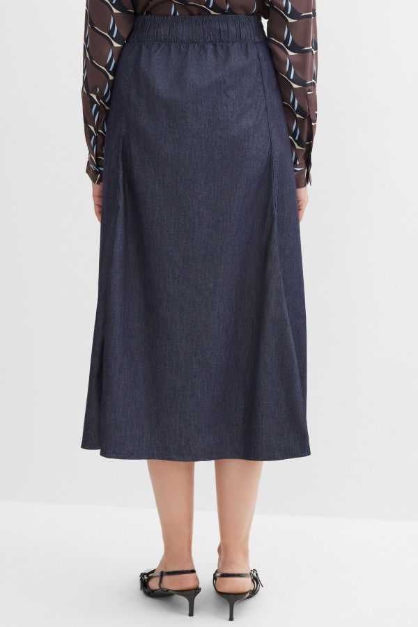 Юбка миди расклешенная