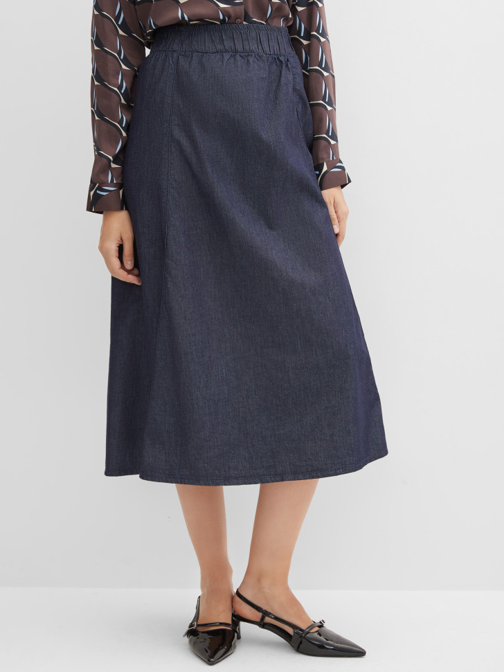 Юбка миди расклешенная