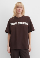 Футболка свободная с надписью