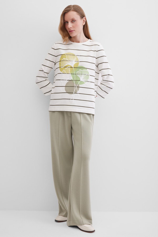 Лонгслив в полоску