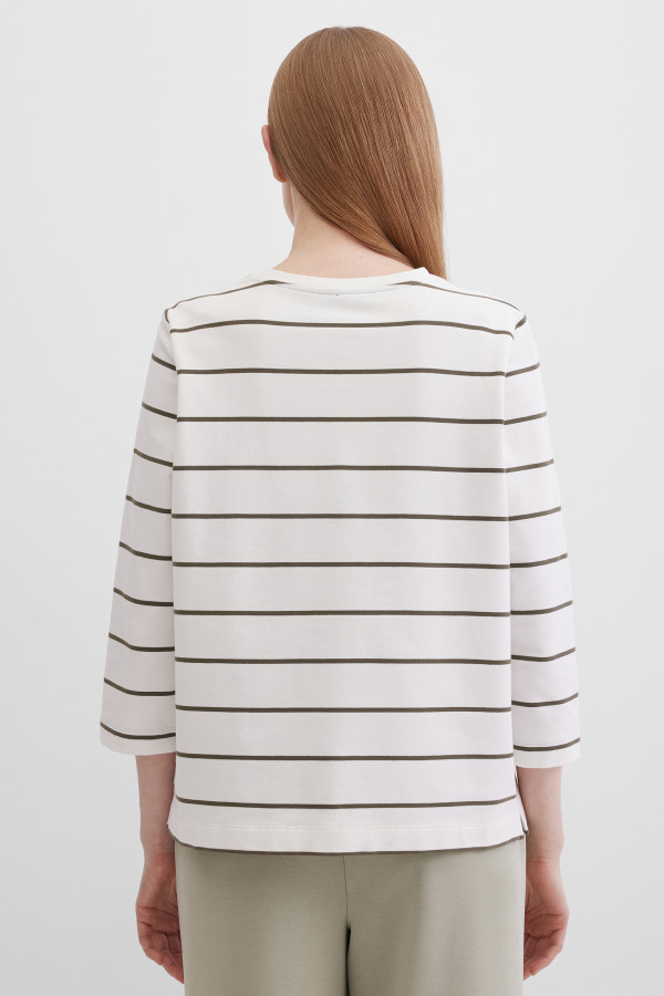 Лонгслив в полоску