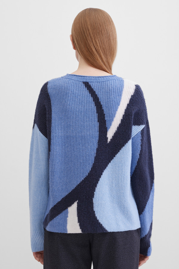 Джемпер с графичным узором