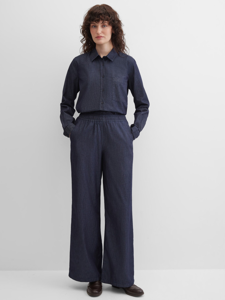 Брюки широкие