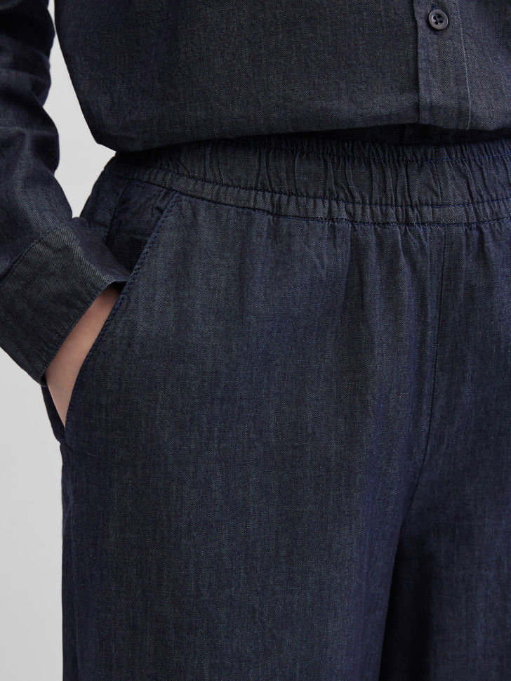 Брюки широкие