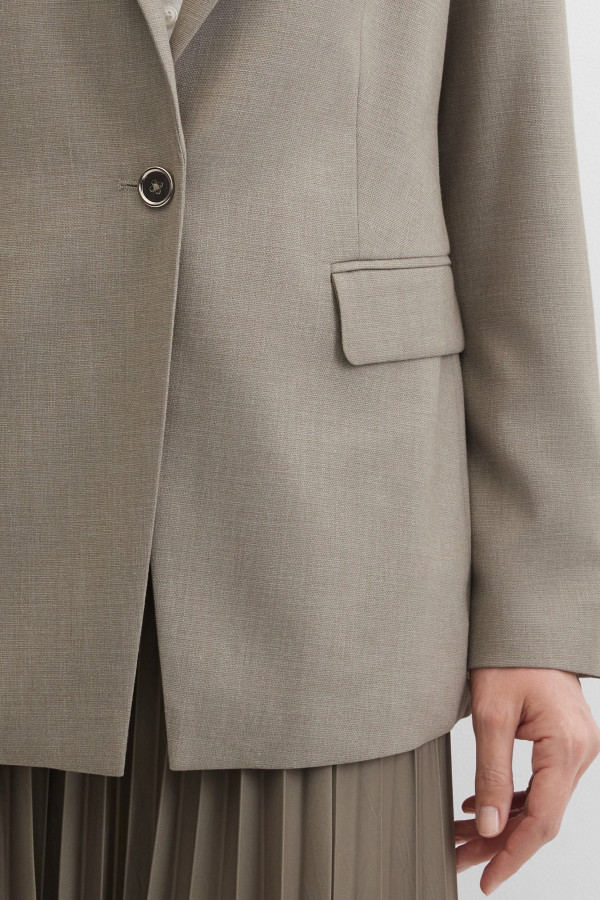 Жакет однобортный