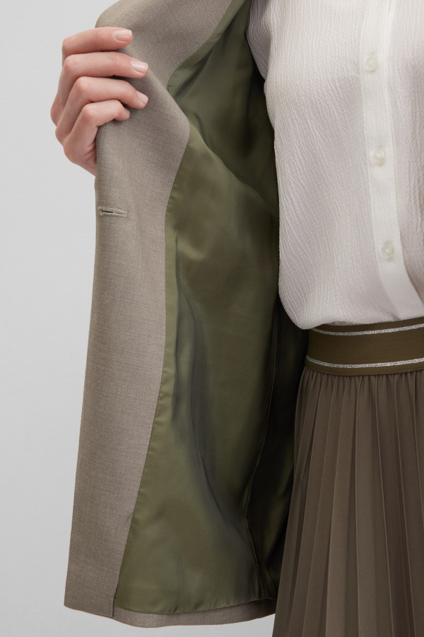 Жакет однобортный