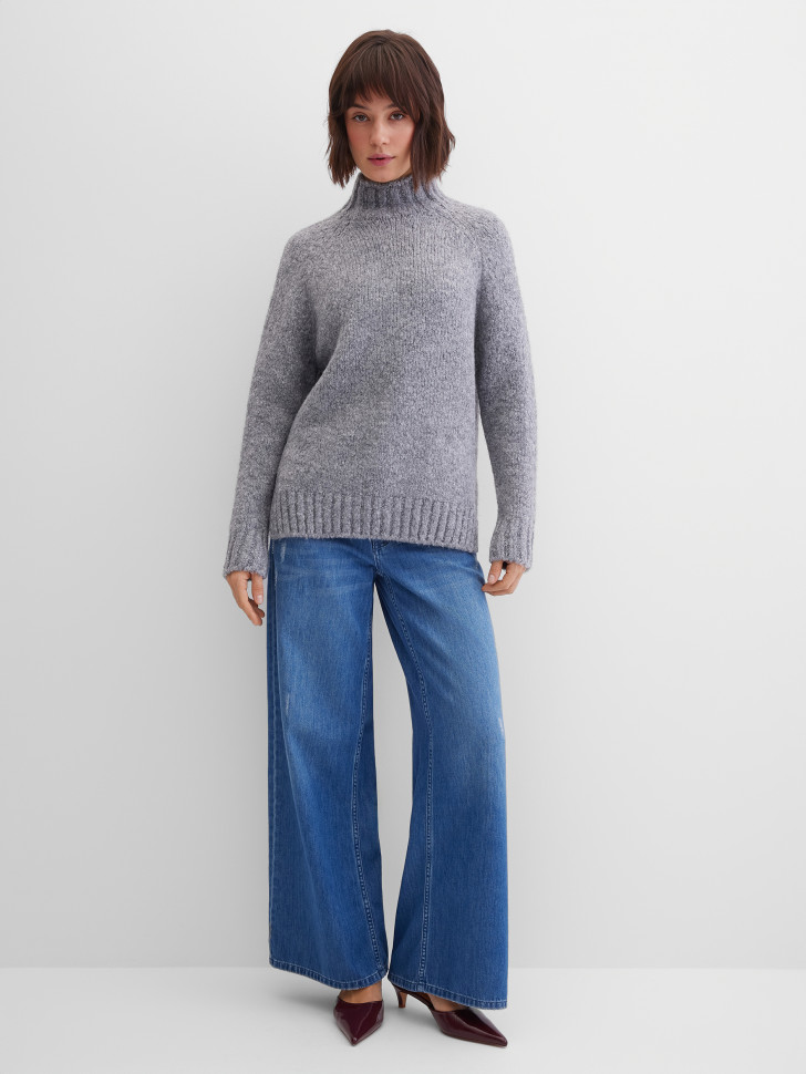 Свитер с добавлением шерсти альпаки