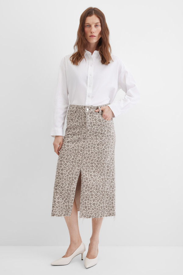 Юбка джинсовая