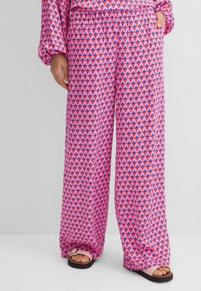 Брюки широкие