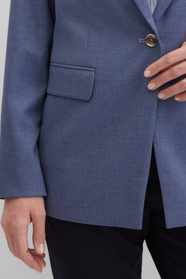 Жакет однобортный