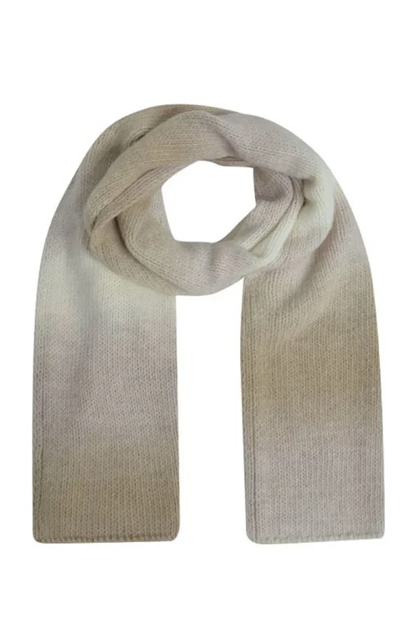 Шарф с шерстью