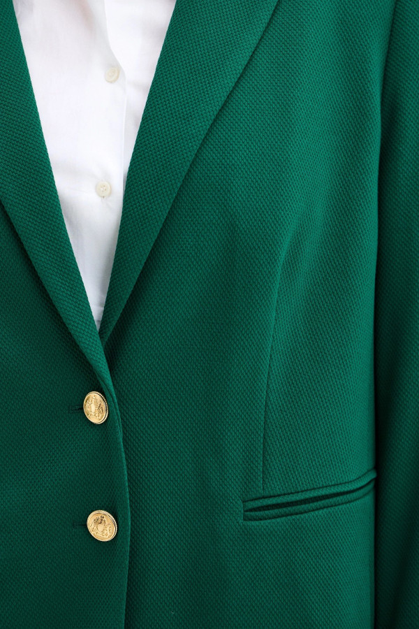 Жакет приталенный однобортный