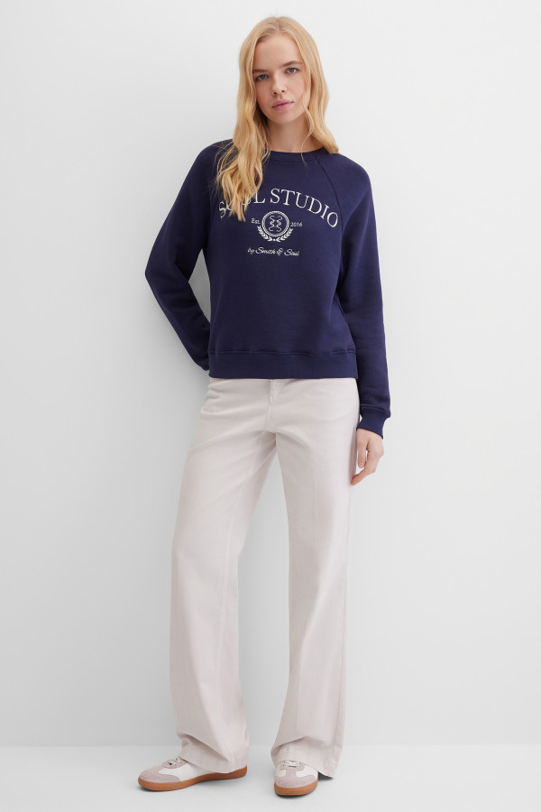 Джинсы с кокеткой