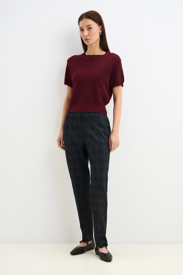 Брюки прямого кроя