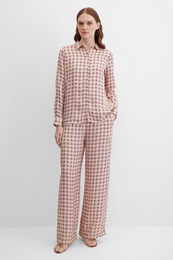 Брюки широкие