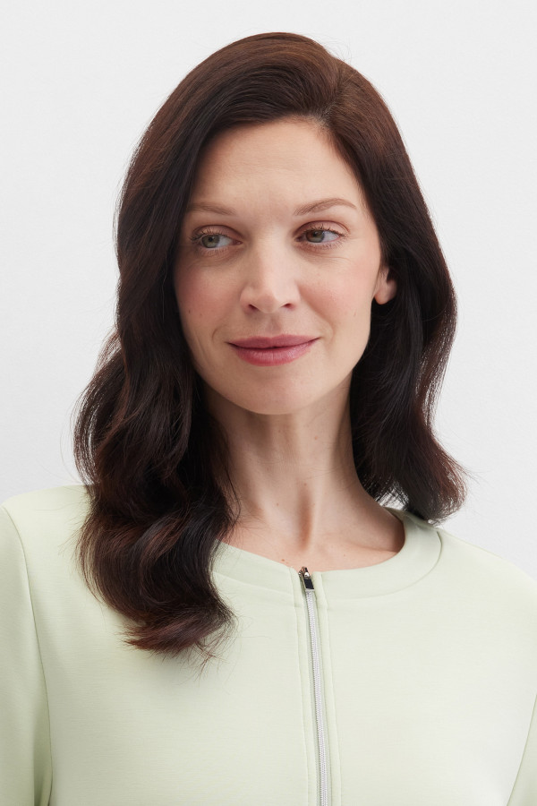 Жакет трикотажный на молнии