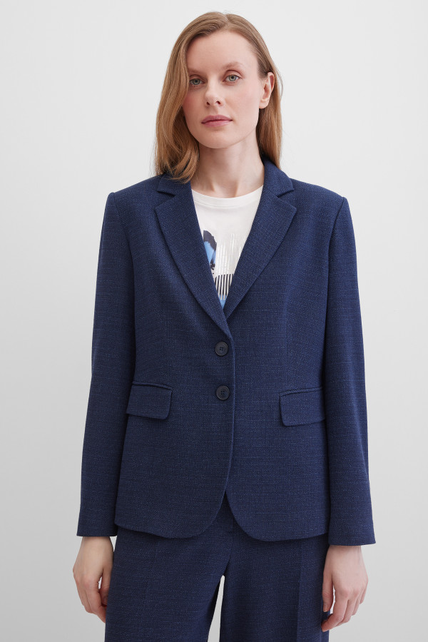 Жакет классический однобортный