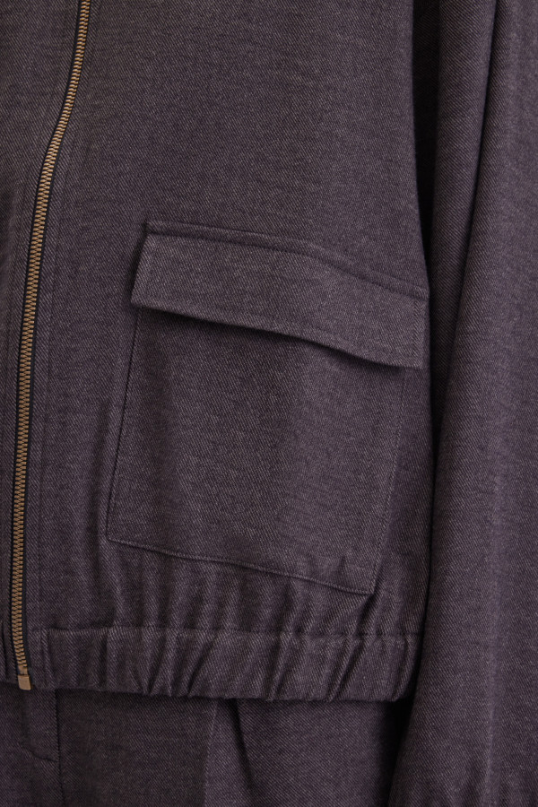 Бомбер с добавлением шерсти