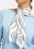 Платок в горошек с принтом пейсли