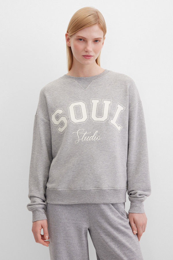 Свитшот укороченный