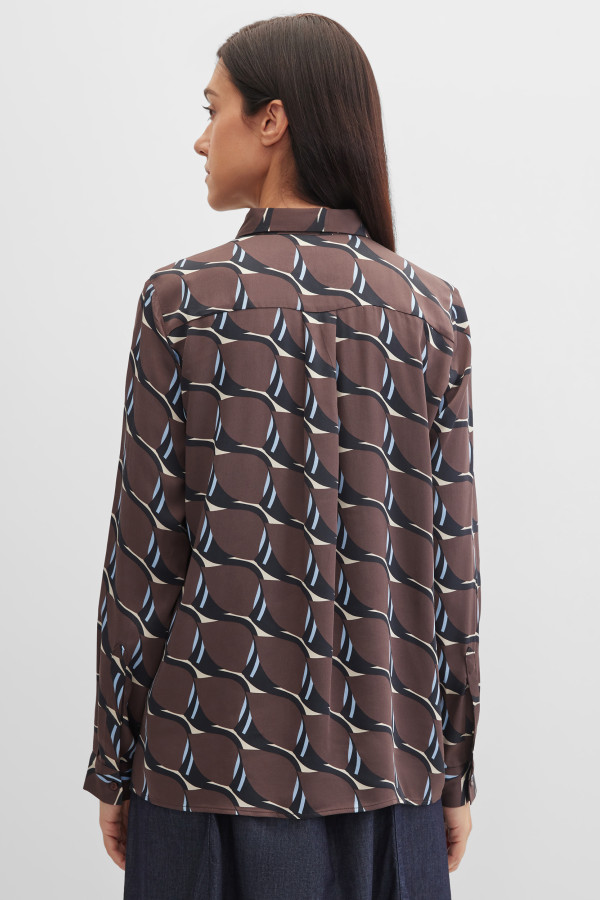 Блузка с длинным рукавом