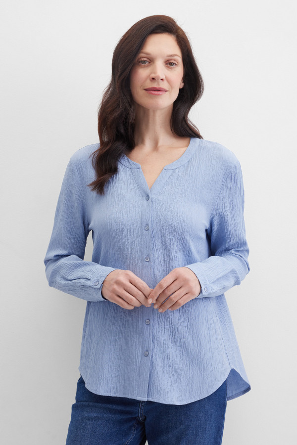 Блузка из жатой вискозы