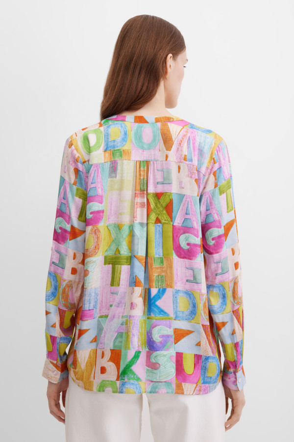 Блузка с длинным рукавом