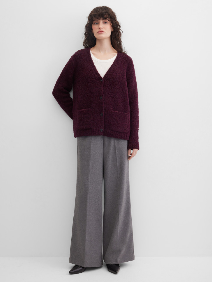 Кардиган прямого кроя