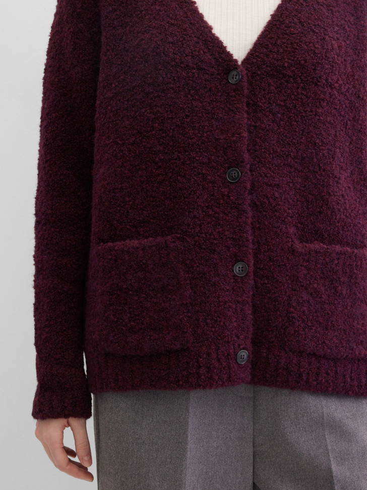 Кардиган прямого кроя