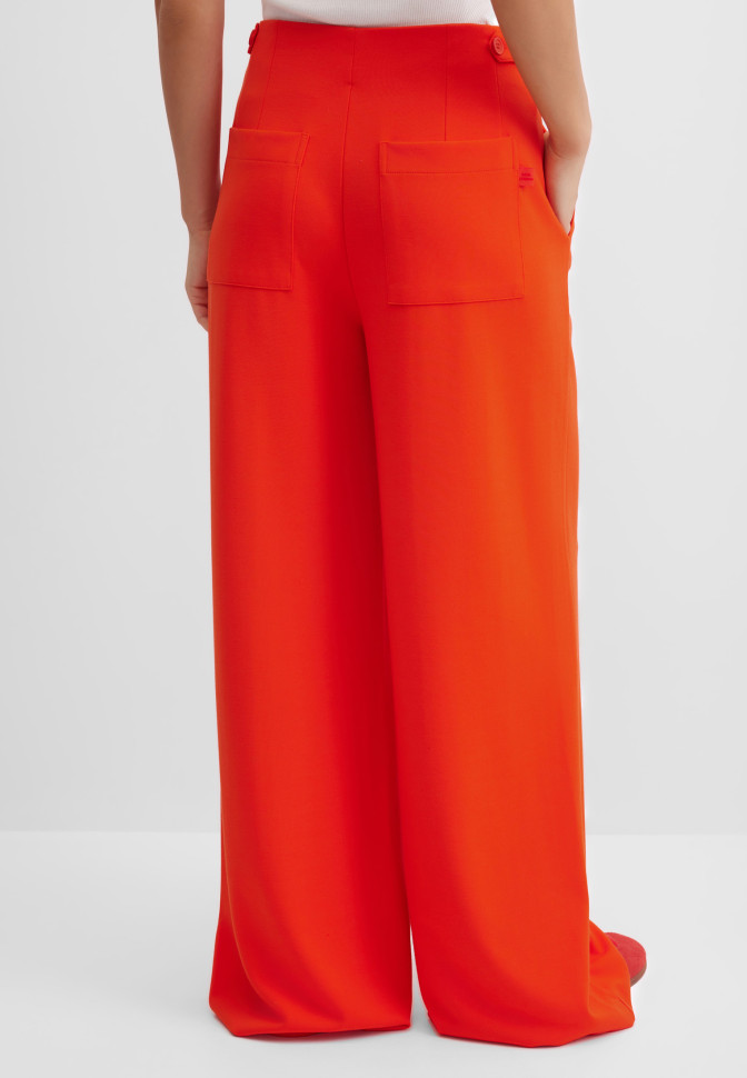 Брюки широкие