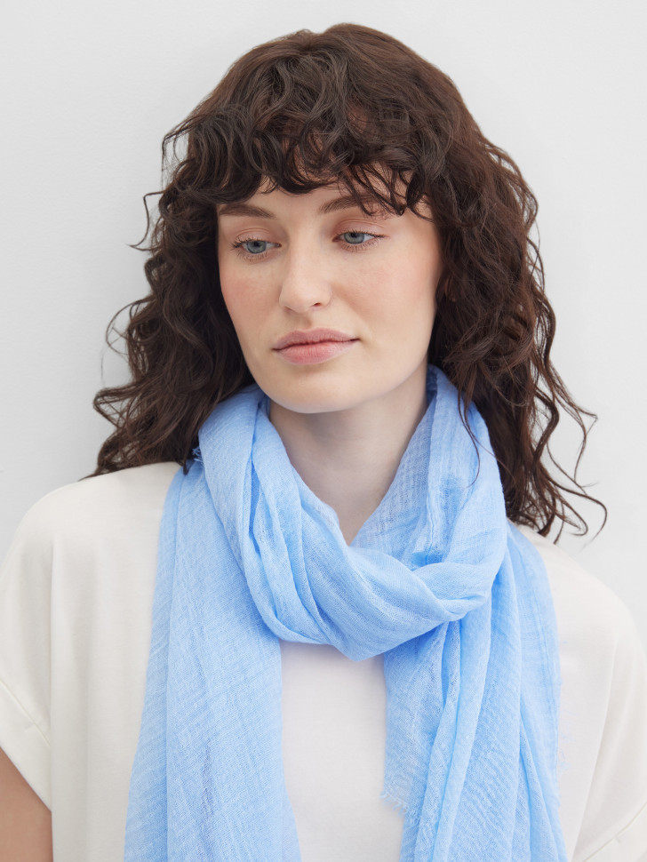 Шарф с бахромой