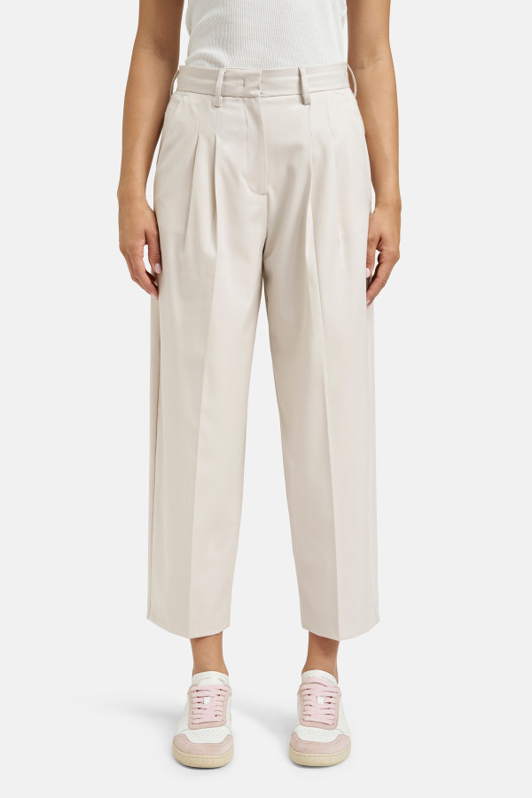 Брюки широкие укороченные