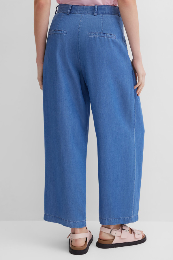 Брюки широкие