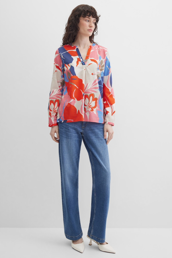 Блузка с принтом
