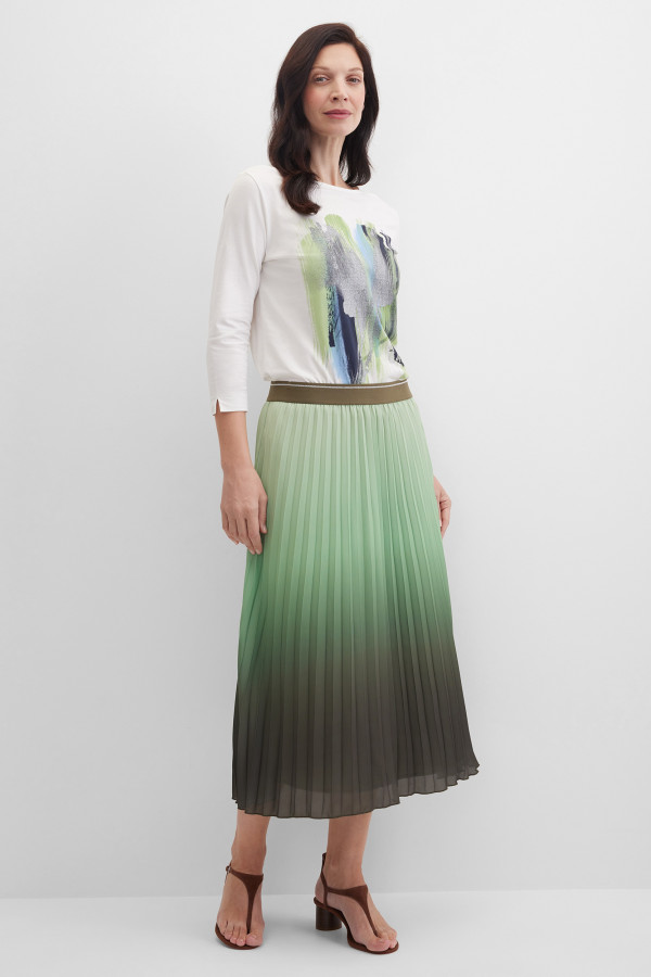 Лонгслив с абстрактным рисунком