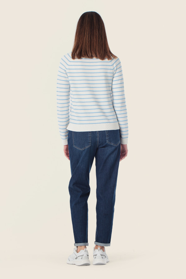 Джемпер в полоску