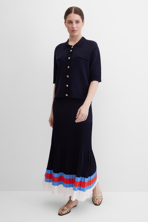 Юбка трикотажная макси