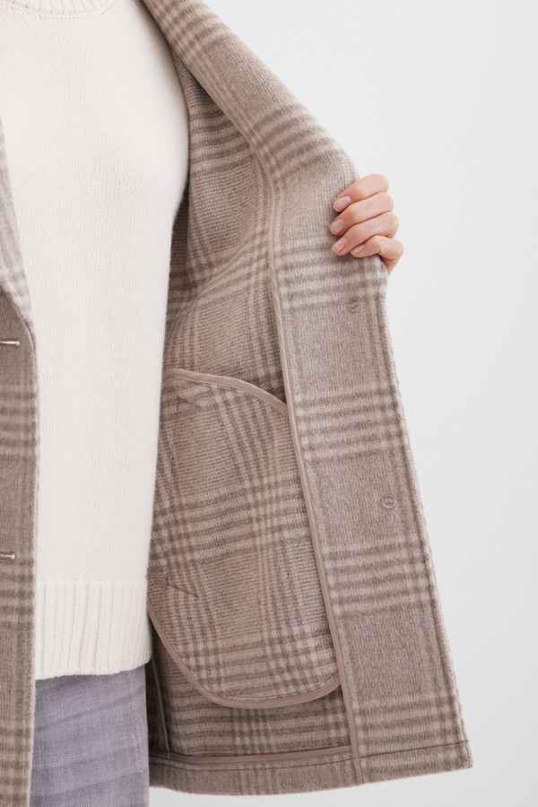 Полупальто однобортное