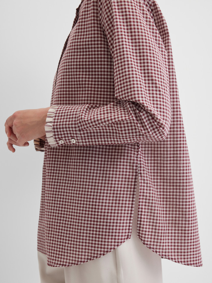 Блузка в клетку