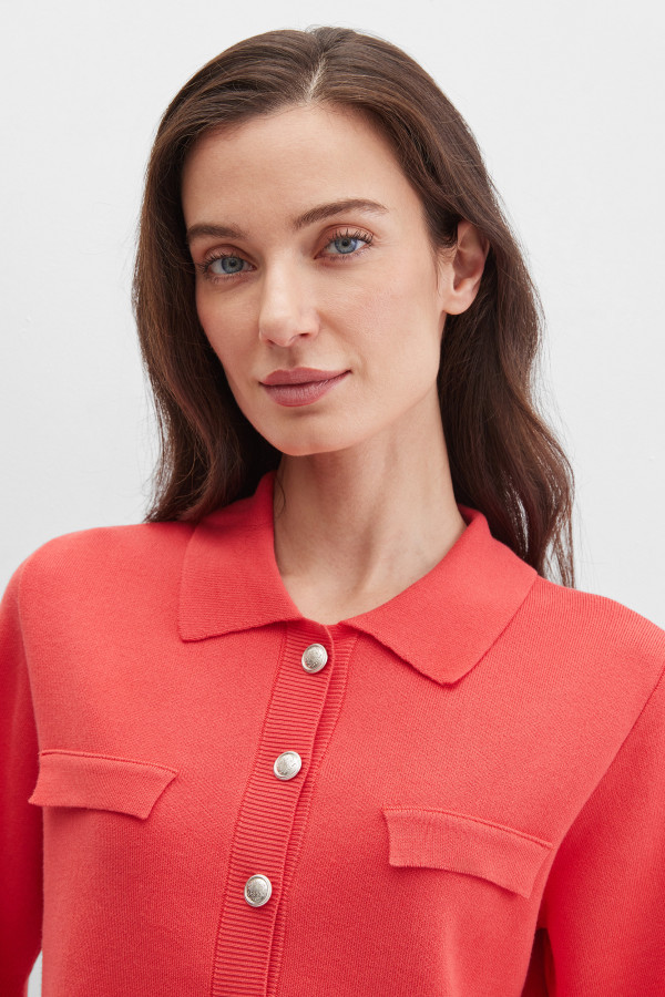 Кардиган с коротким рукавом