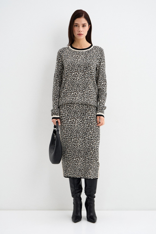 Юбка карандаш трикотажная