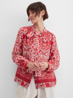 Блузка с цветочным принтом